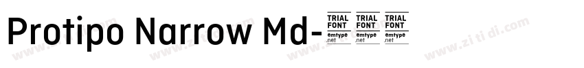 Protipo Narrow Md字体转换